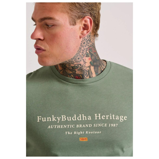 Funky Buddha Ανδρική κοντομάνικη μπλούζα